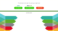 Desktop Screenshot of co-live.com